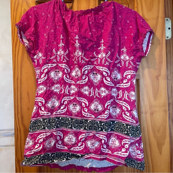 Bugle Boy Peasant Blouse - Picture 6 of 9